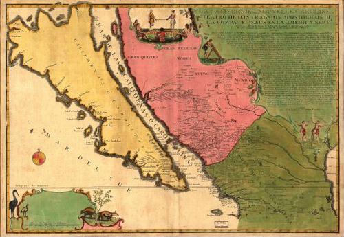 La Californie ou Nouvelle Caroline - Nicolas de Fer - 1720